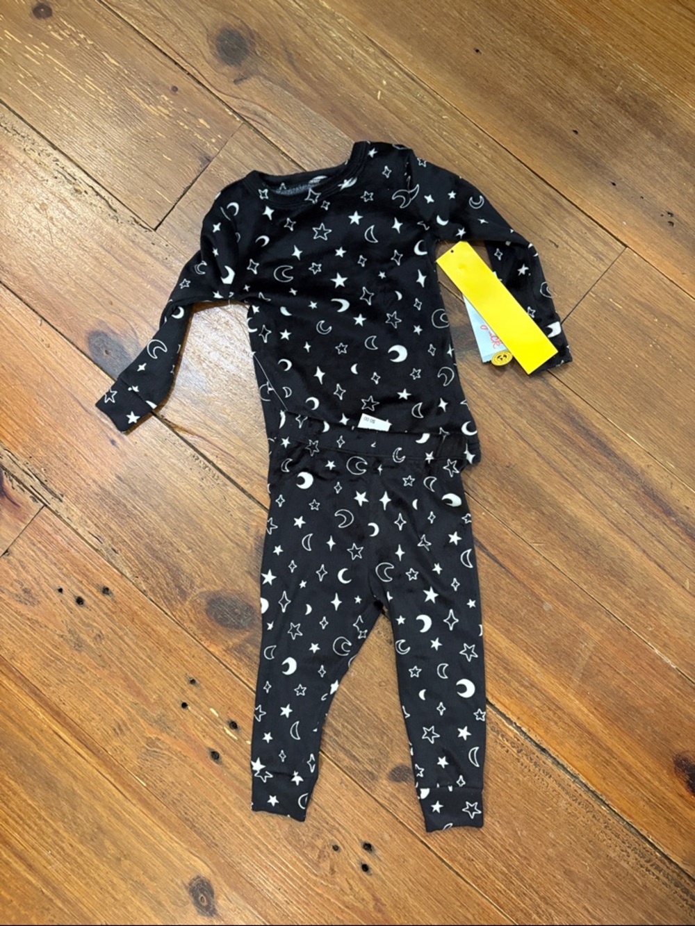 Cat & Jack Black Moon & Star Two-Piece Pajama Set